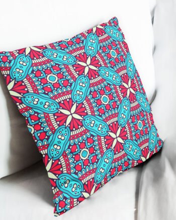 Colorful mandala pattern cusion cover