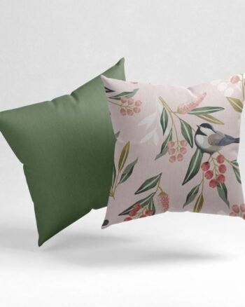 Set of 2 infant floral pattern cushion cover