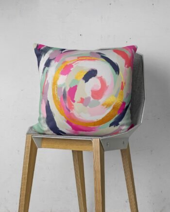 Abstract art cushion cover