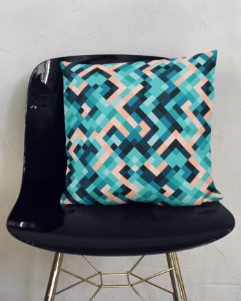 Geometric Design cushion cover