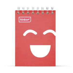 Kinbor A6 Spiral Ruled Notepad - Smiley	HWYG0807