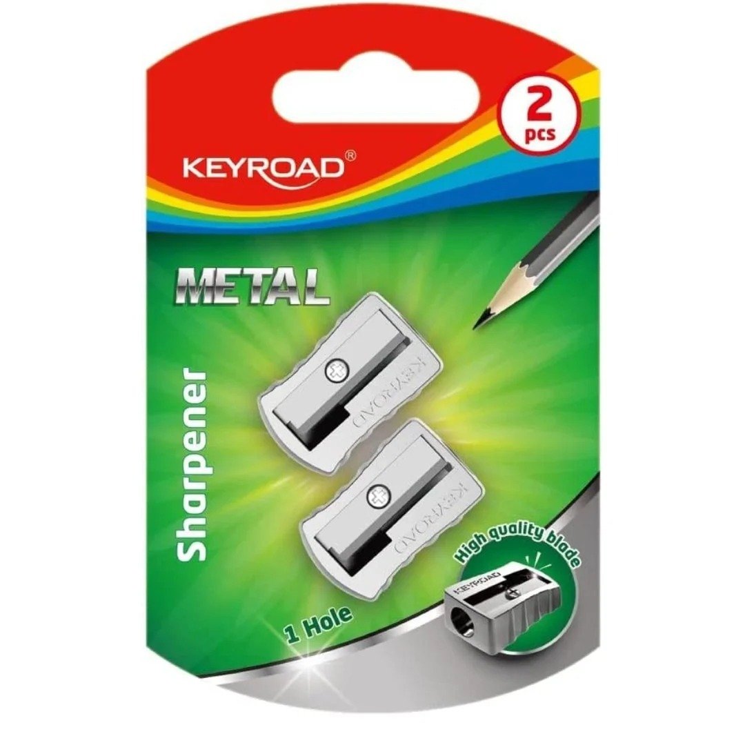 Keyroad Metal Sharpener Pack Of 2