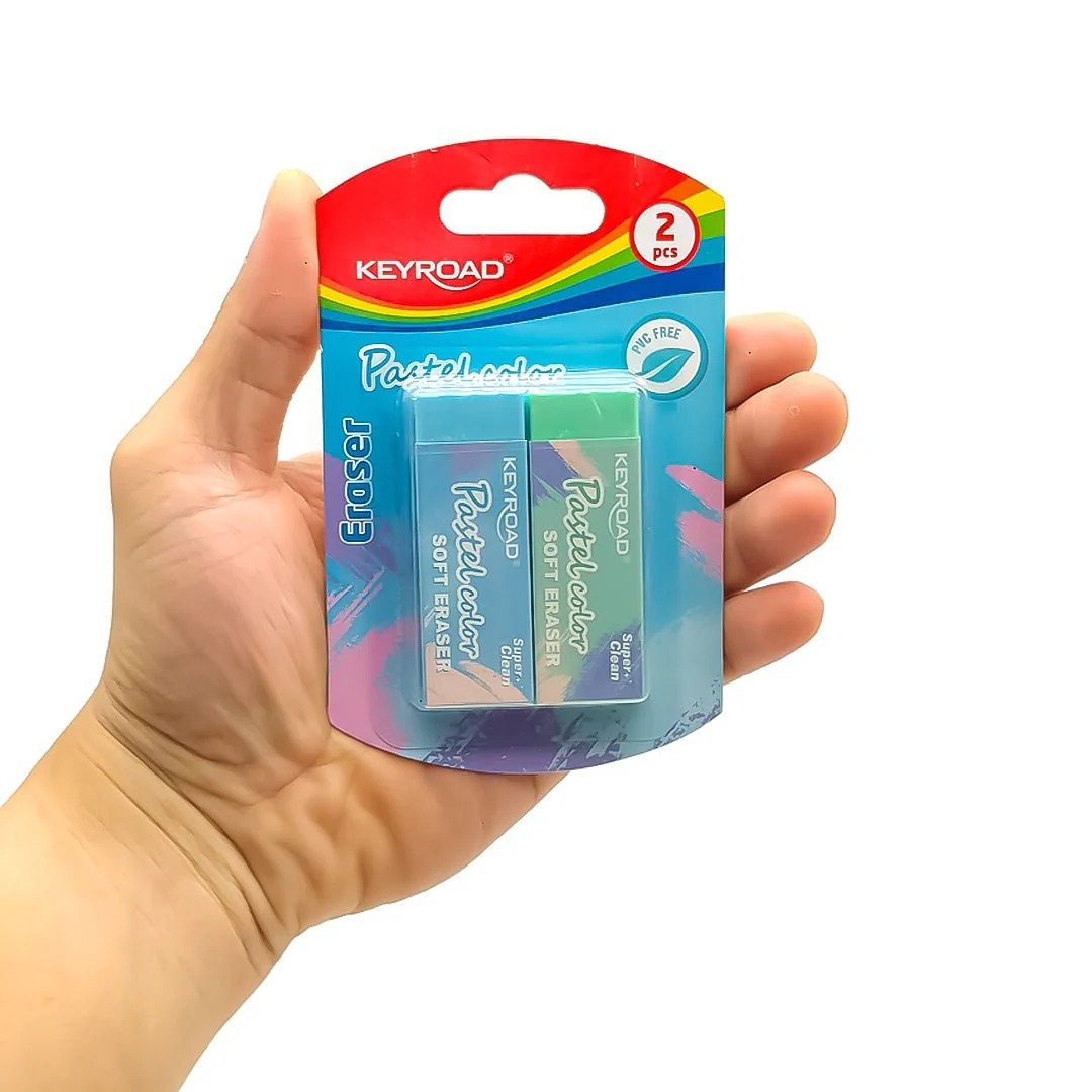 Keyroad Pastel Color Eraser Set