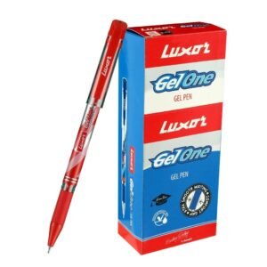 Luxor Gel One Pens 0.6mm Multicolor- Pack of 10