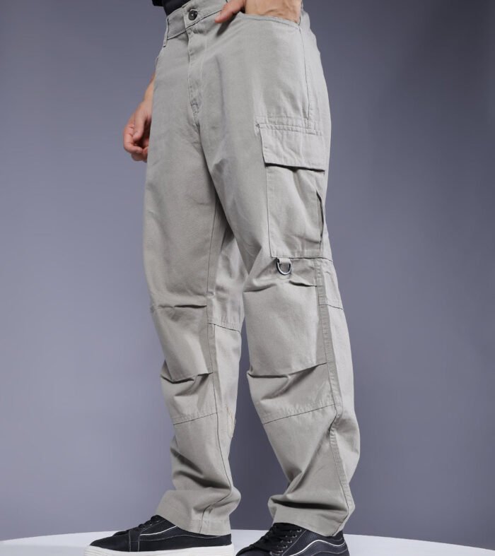 Men Utility Cargo - Ash Grey
