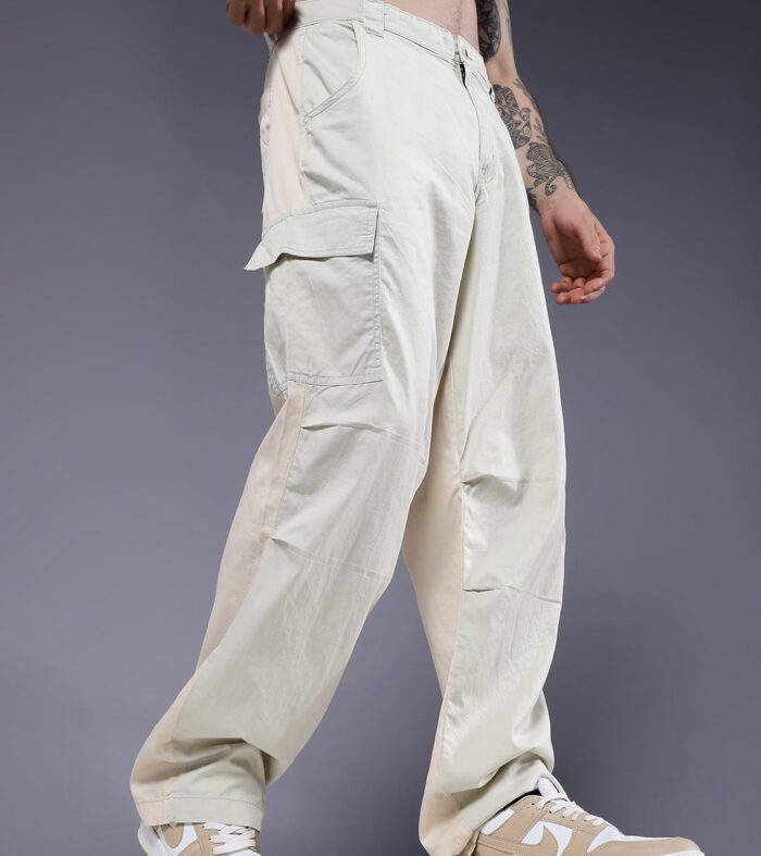 Parachute Pants For Men - Beige