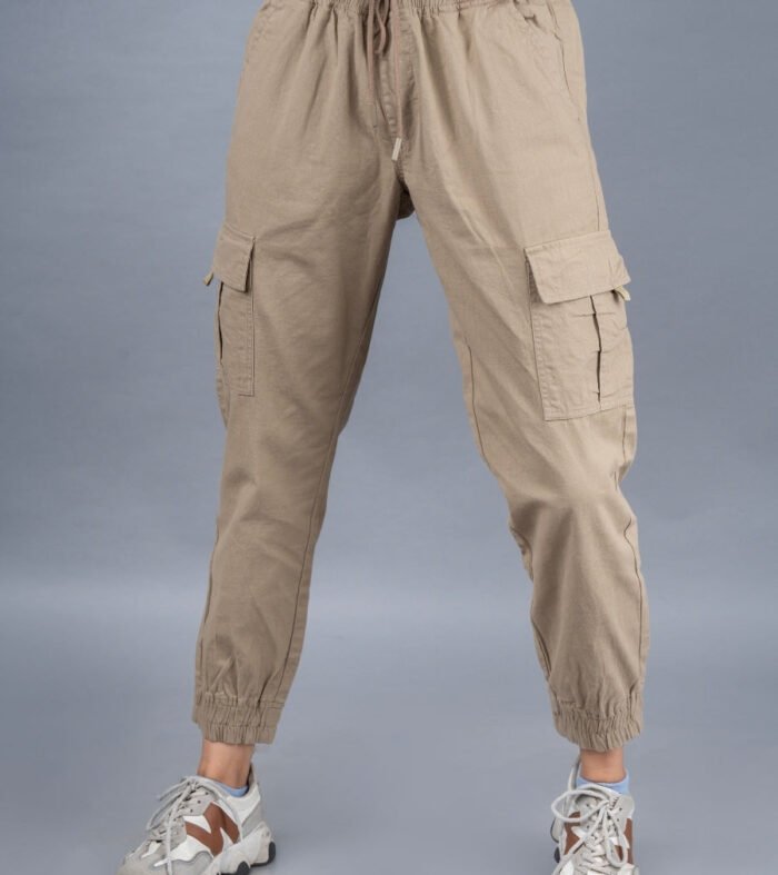 Women Regular Fit Cargo Jogger - Khaki