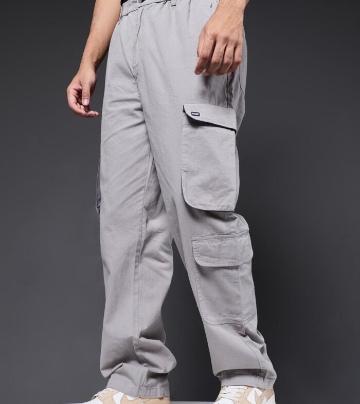 Men Utility Cargo - Ash Grey
