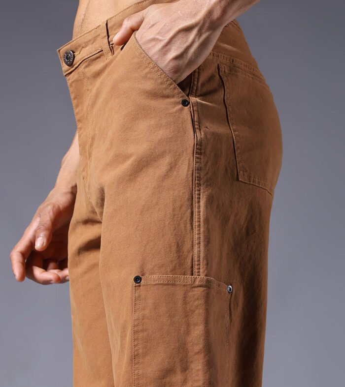 Men Carpenter Pants - Brown