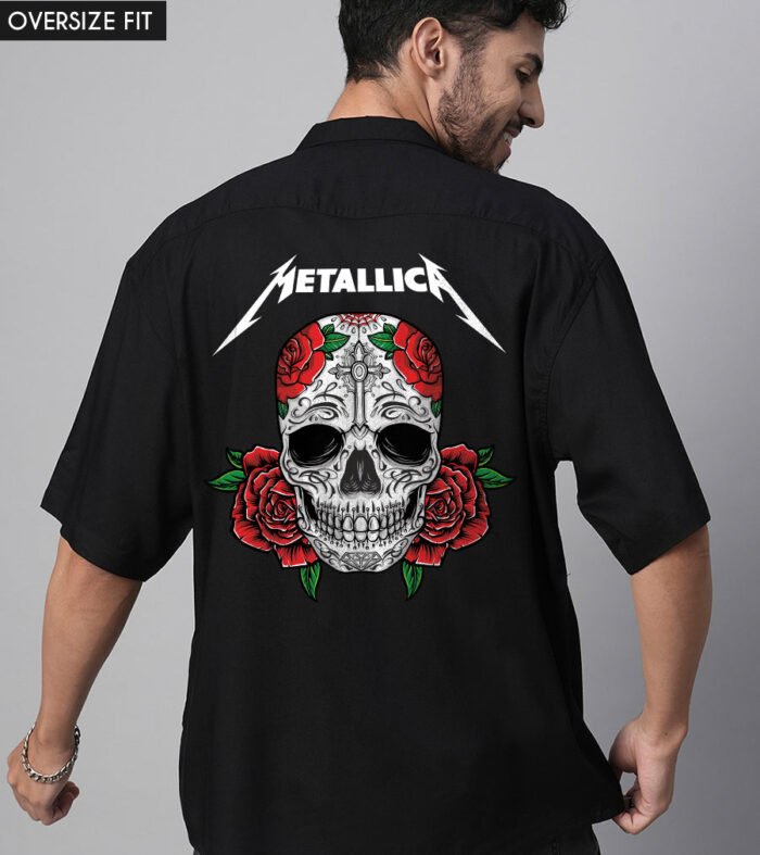 Metallica Mens Fluidic Oversized Shirt