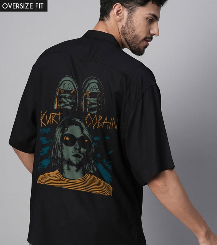 Kurt Cobain Mens Fluidic Oversized Shirt