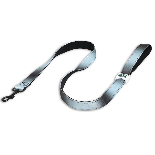 Basil Padded Leash for Dogs (Black/Gray)