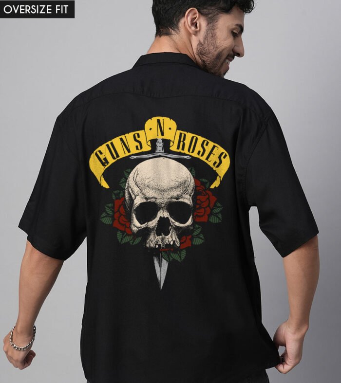 Guns N Roses Mens Fluidic Oversized Shirt