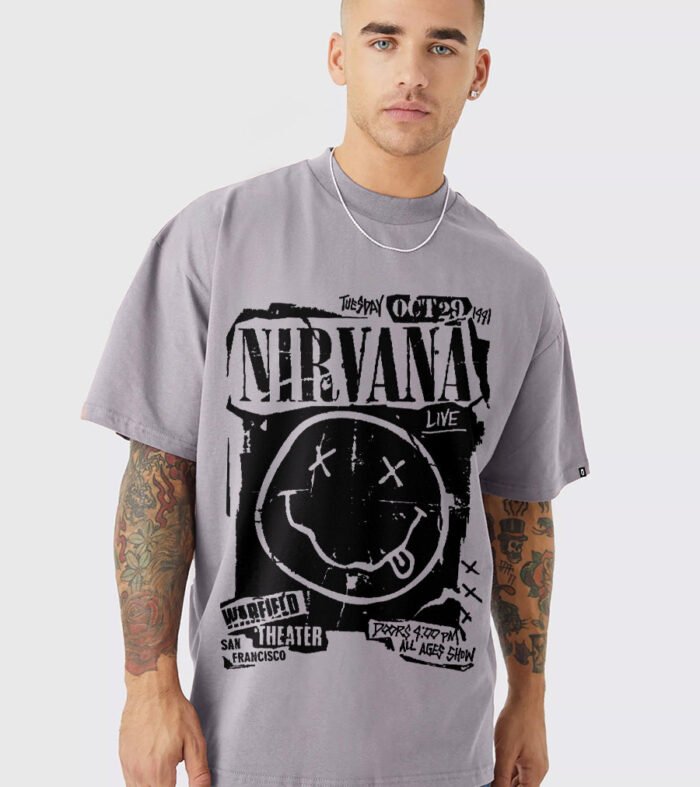 Warfield Men Oversized Printed T-Shirt