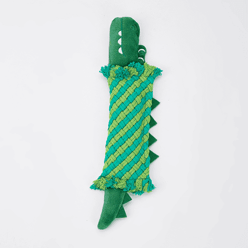 Barkbutler x Fofos Dental Crocodile Toy for Dogs