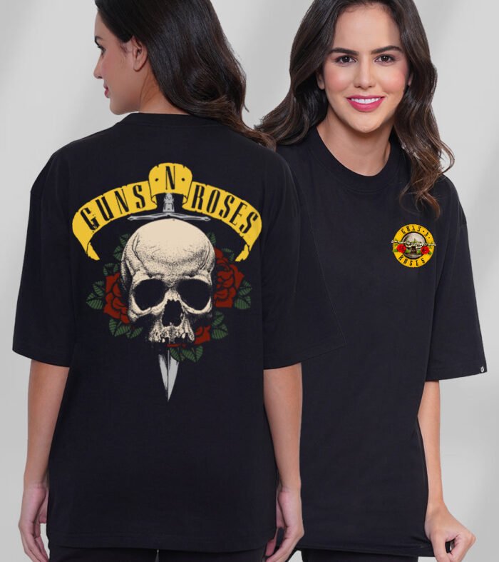 Guns N Roses Women Oversized T-Shirt