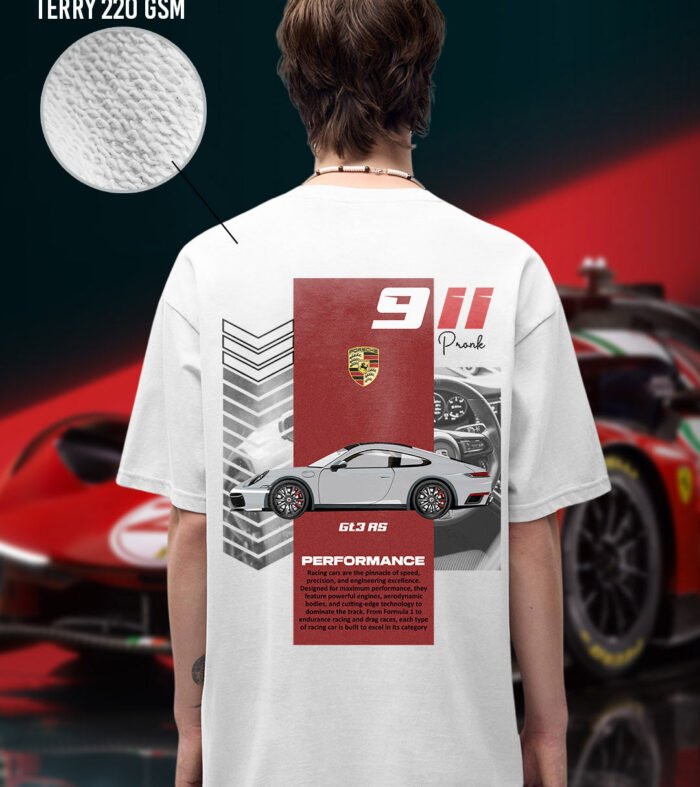 Overdrive GT Men Premium Oversized Terry T-shirt