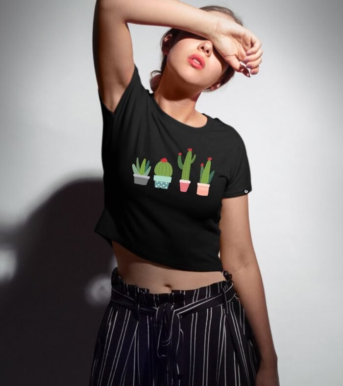 Cactus Women Crop Top