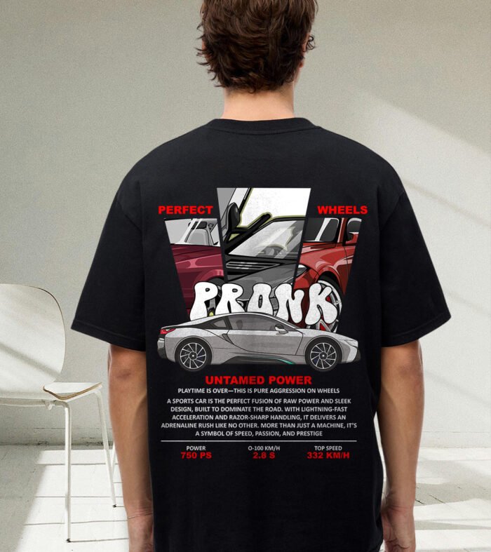 Untamed Power Men Graphic Printed Oversized  T-Shirt