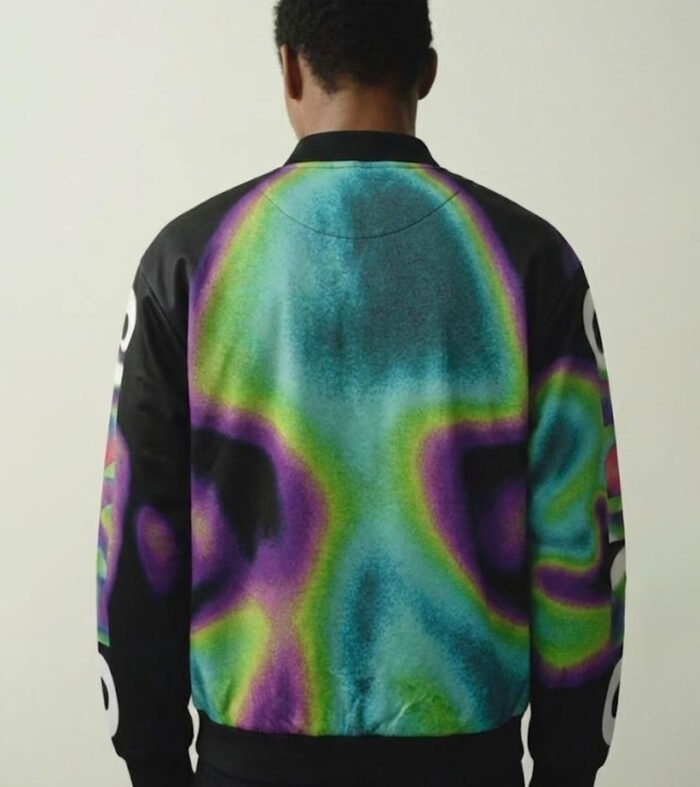 Men Graphic Printed Bomber Jacket