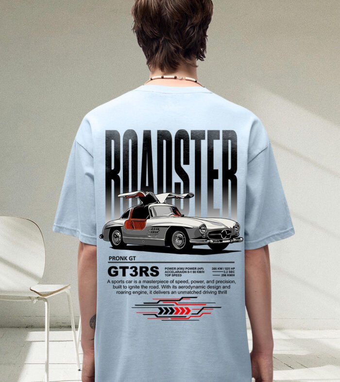 ROADSTER Men Graphic Printed Oversized  T-Shirt