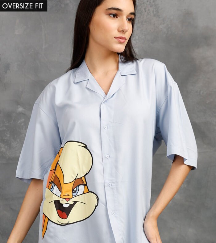 Lola Bunny Womens Fluidic Oversized Shirt