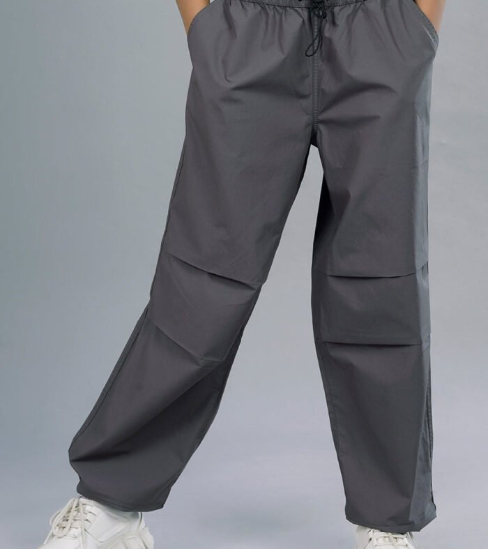 Parachute Pants For Women - Grey