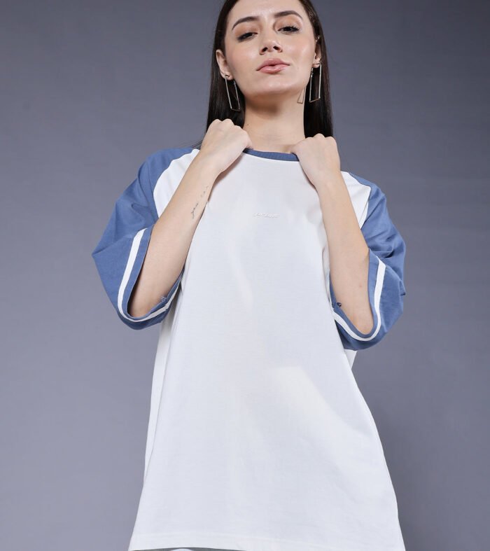 Women Oversized Colorblock T-Shirt