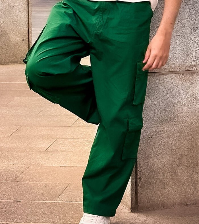 Parachute Pants For Men - Forest Green