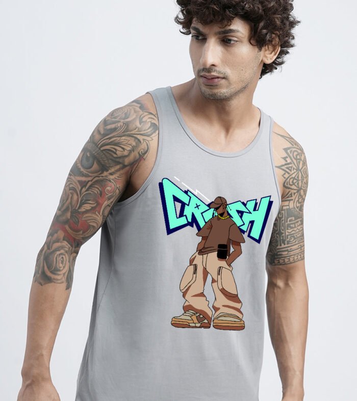 Crash Mens Printed Vest