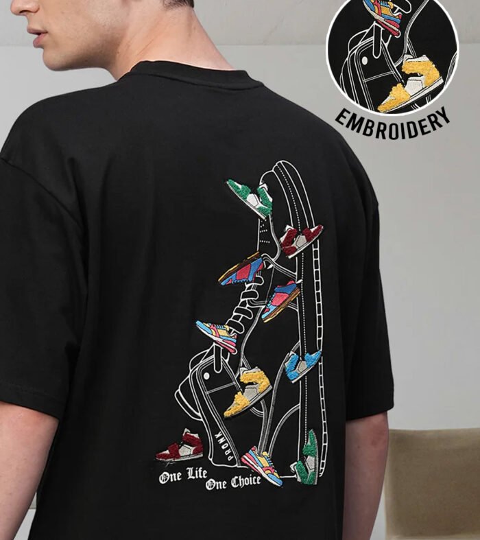 One Life Men Premium Oversized Terry T-shirt