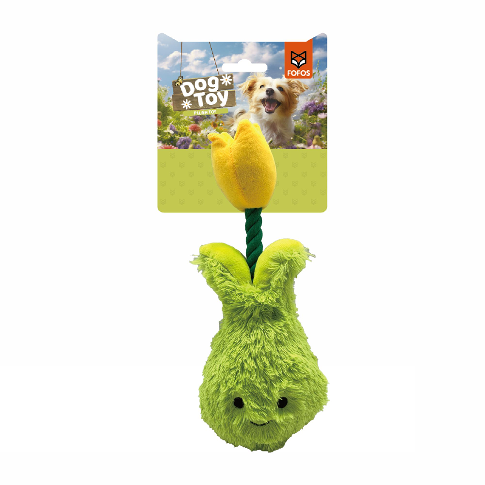 Barkbutler x Fofos Garden Tulip Plush Toy for Dogs