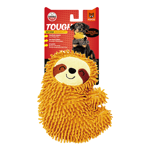 Barkbutler x Fofos Tough Sloth Chew Toy for Dogs