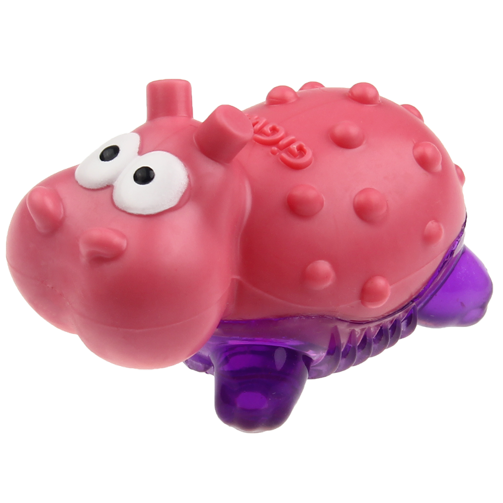 GiGwi Suppa Puppa Baby Hippo Toy for Dogs (Pink)