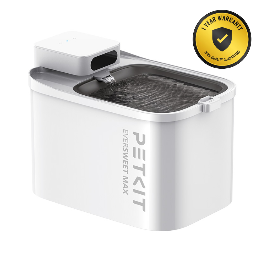 Petkit Eversweet Max Cordless Smart Automatic Water Fountain for Cats & Dogs (White)