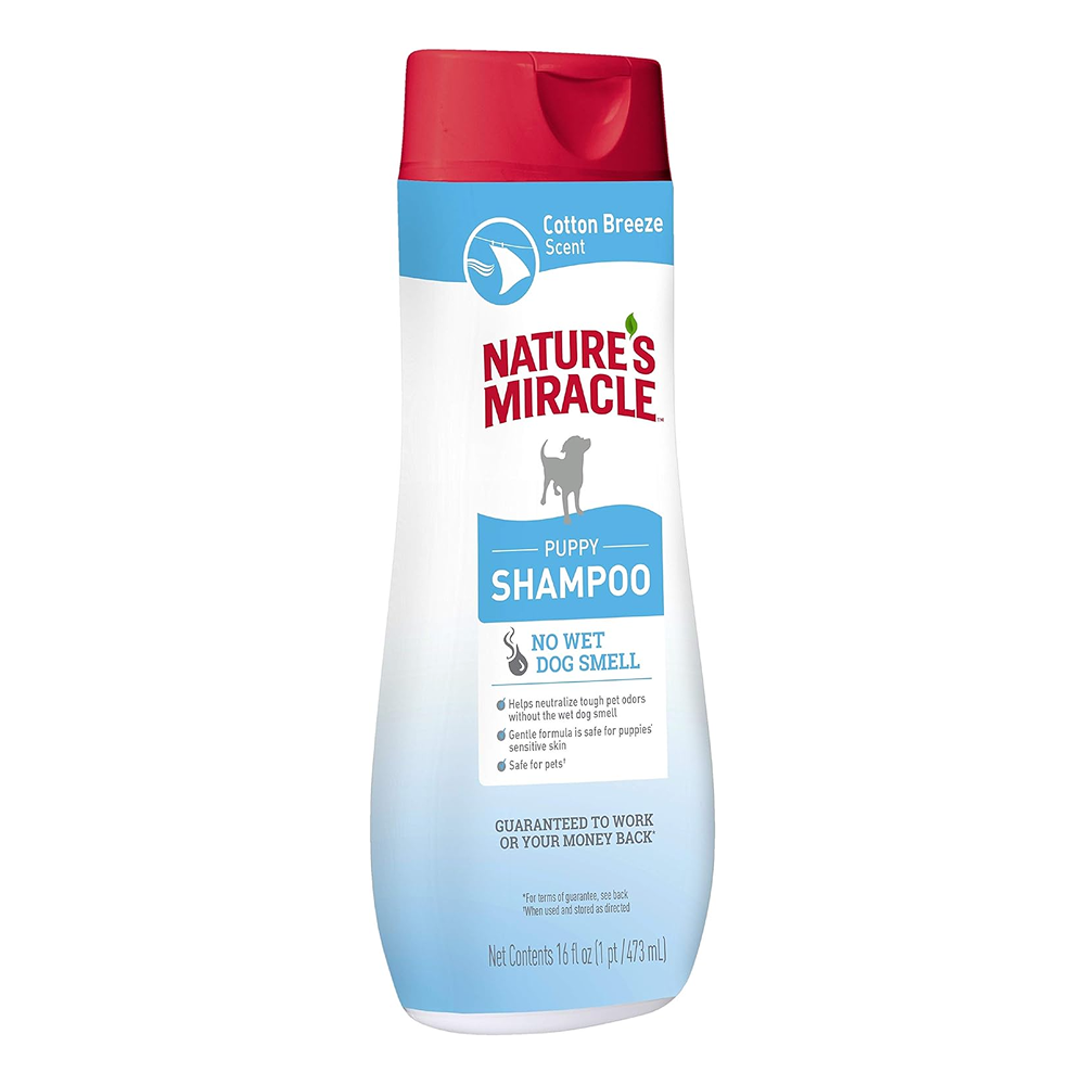 Nature's Miracle Cotton Air Scented Shampoo and Conditioner for Puppies and Dogs