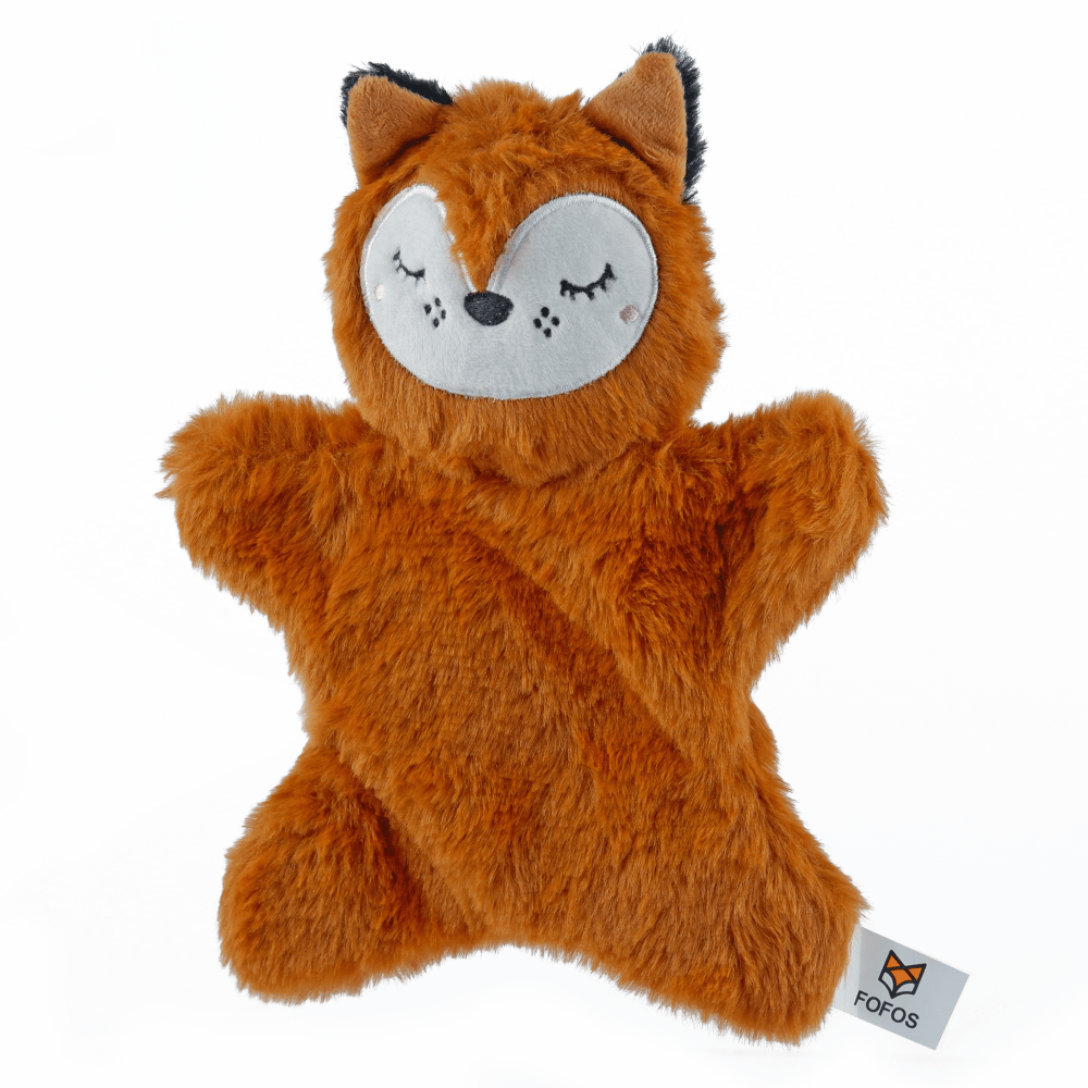 Barkbutler x Fofos Glove Plush Fox Toy for Dogs | For Soft Chewers