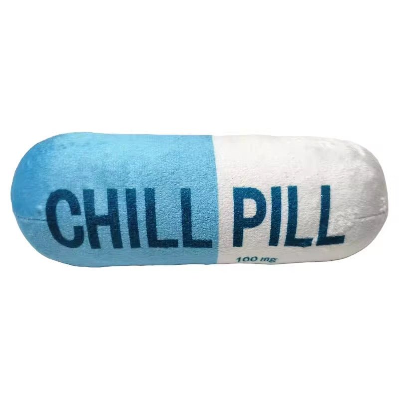 Talking Dog Chill Pill Plush Toy for Dogs (Blue)