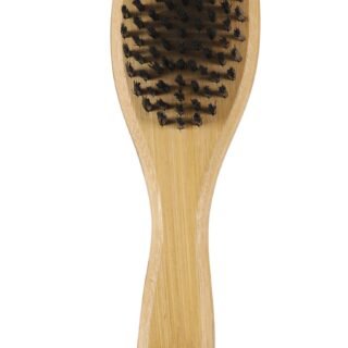 M PETS Soft Bristled Bamboo Brush for Dogs and Cats (Brown)
