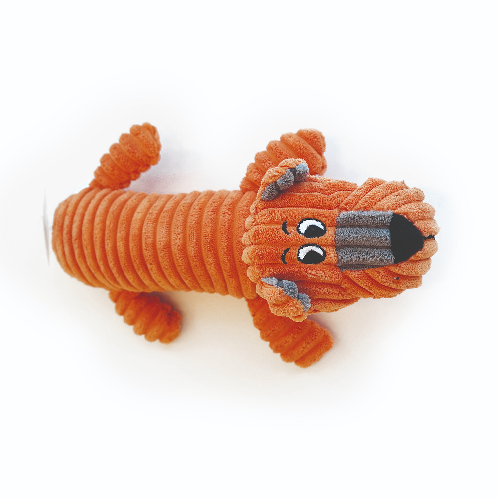 M Pets Gary Plush Toy for Dogs (Orange)