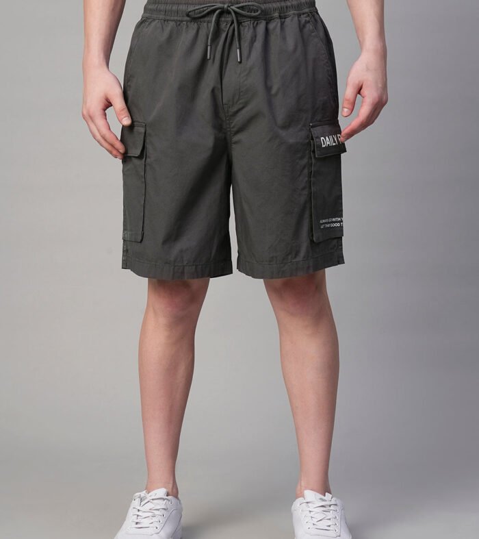 Mens Woven Shorts Dark Gray