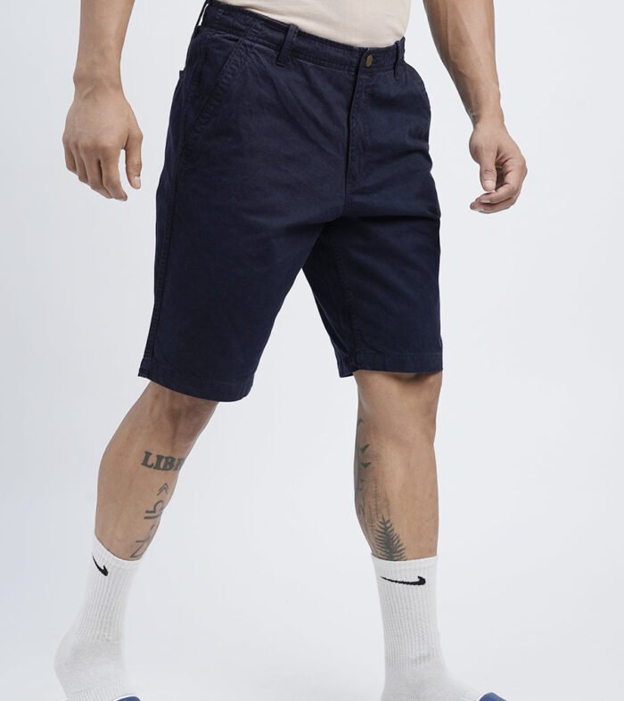 Mens Twill Shorts - Classic Navy