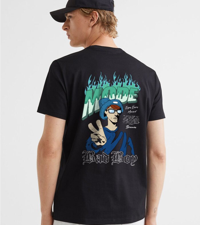 Beware Bad Boy Men Half Sleeve T-Shirt