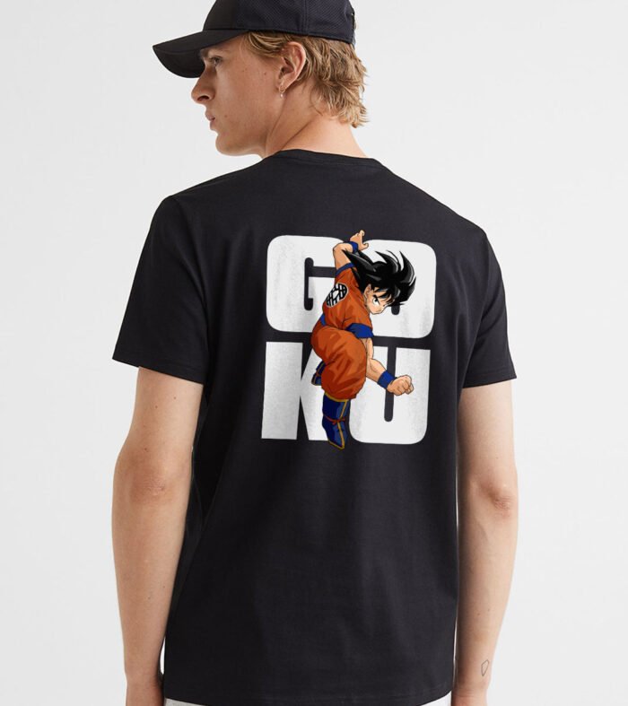 Goku back Men Half Sleeve T-Shirt