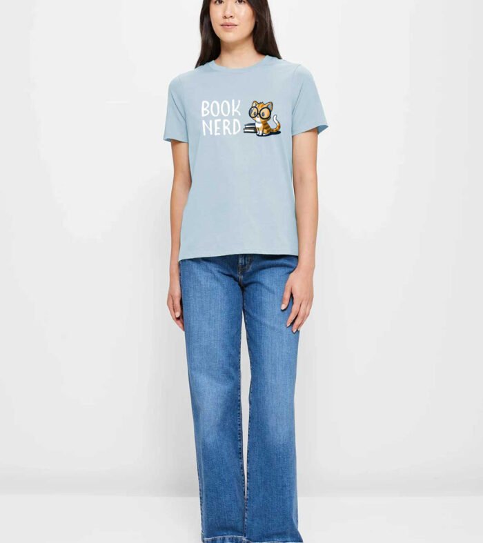 Book Nerd Women Half Sleeve T Shirt