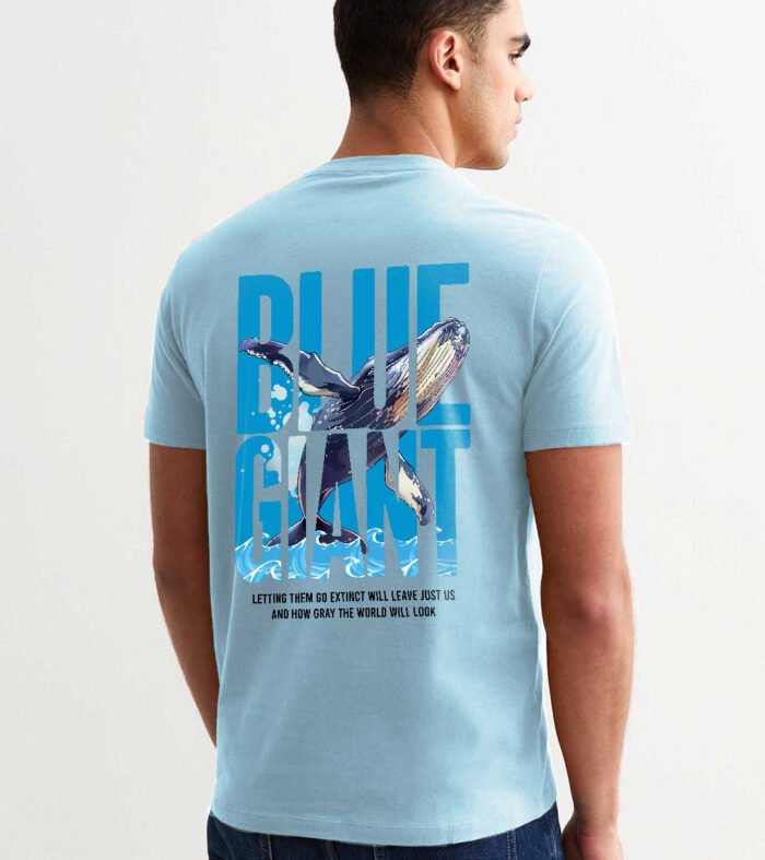 Blue Giant Men Half Sleeve Printed T-Shirt