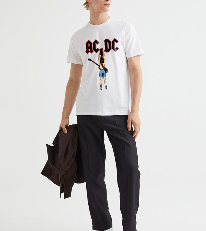 AC-DC Music Men Half Sleeve T-Shirt