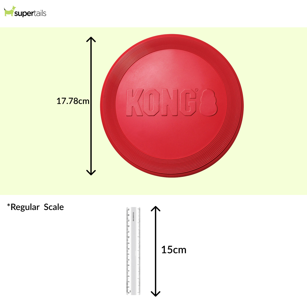 Kong Flyer Toy for Dogs (Red)