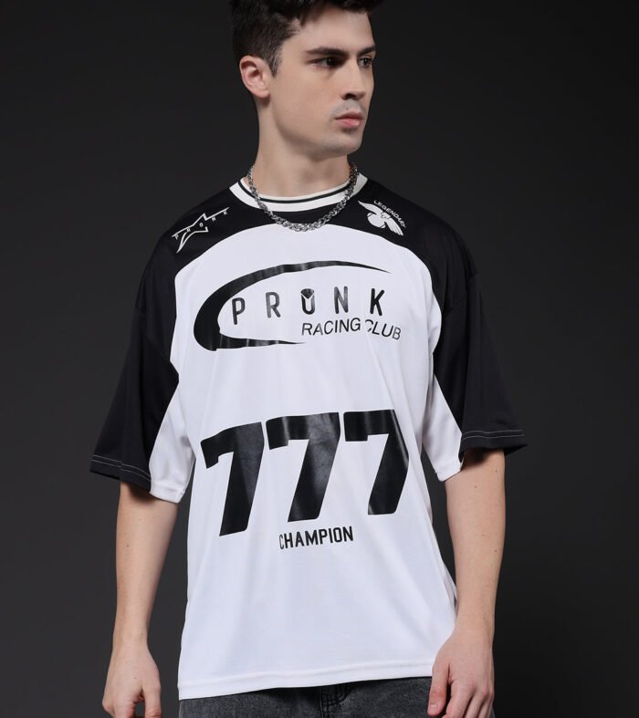 Men Oversized Varsity T-Shirt
