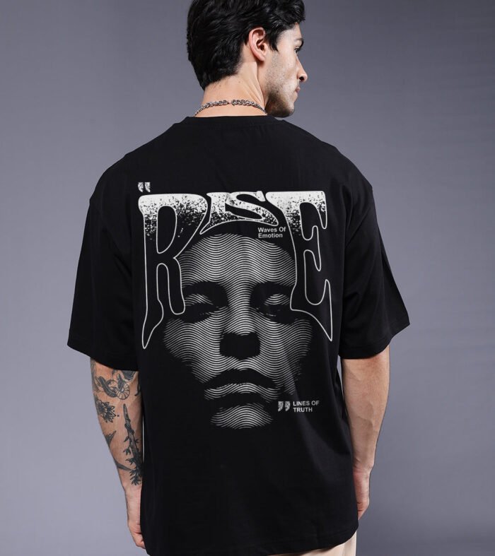 Shadow Rise Men Printed Oversized T Shirt Copy 1